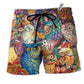 Beach Short / Adults / S Owl Color Love Red - Beach Short Reefox - Owls Matrix LTD