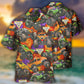 Monster Truck Packed Monster Style Trucks - Hawaiian Shirt - Reefox