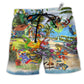 Beach Short / Adults / S Parrot Party Tropical Summer Beach - Beach Short Reefox - Owls Matrix LTD