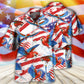 Parrot US Flag Independence Day - Hawaiian Shirt - Reefox