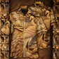 Peacock Woodcarving - Hawaiian shirt - Reefox