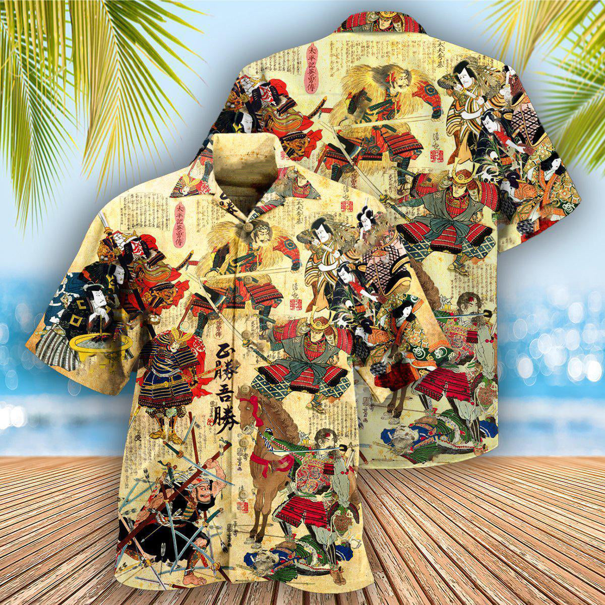 Samurai Perceive That Which Cannot Be Seen With The Eye - Hawaiian Shirt - Reefox