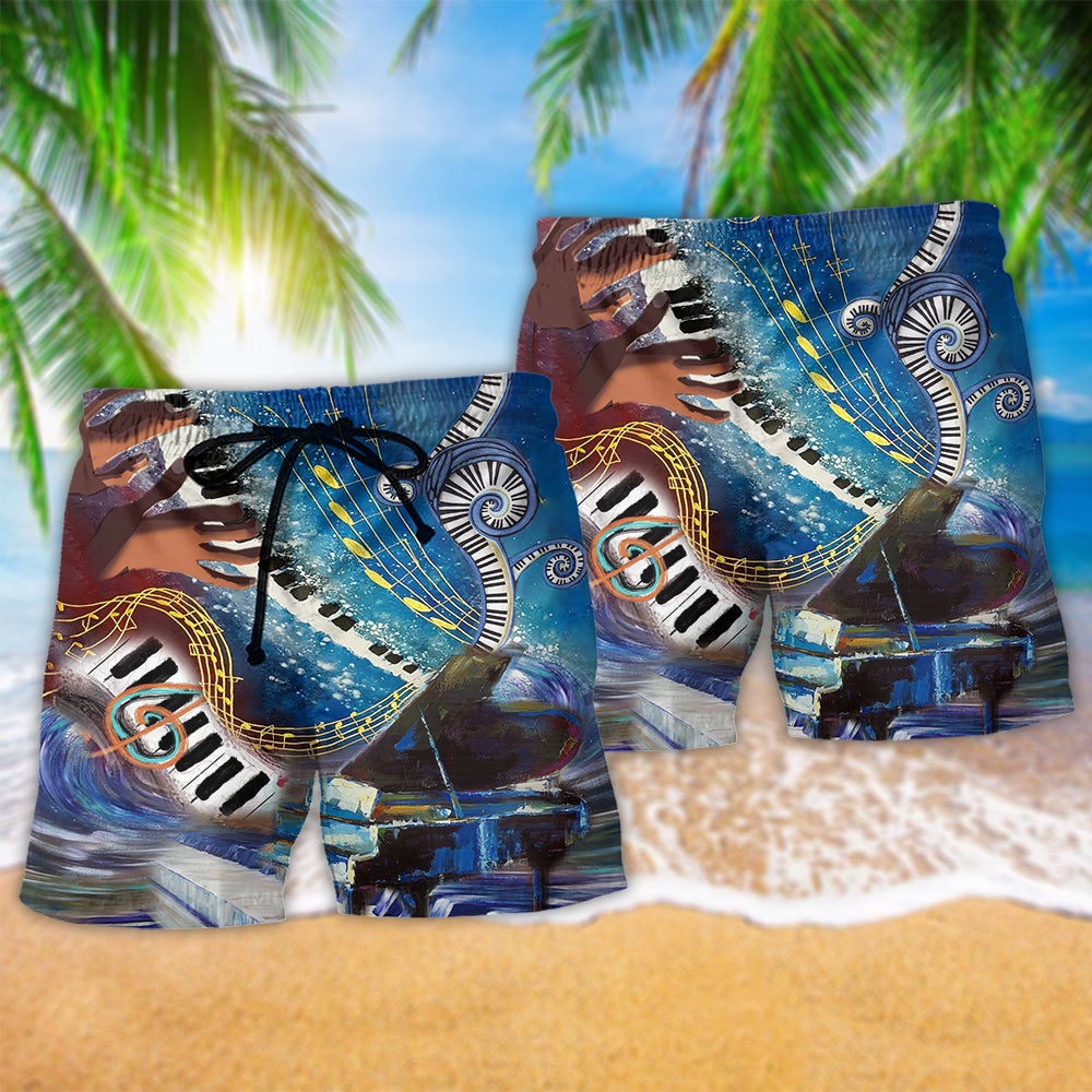 Piano Music Happiness Is Playing My Piano Special - Beach Short Reefox - Owls Matrix LTD