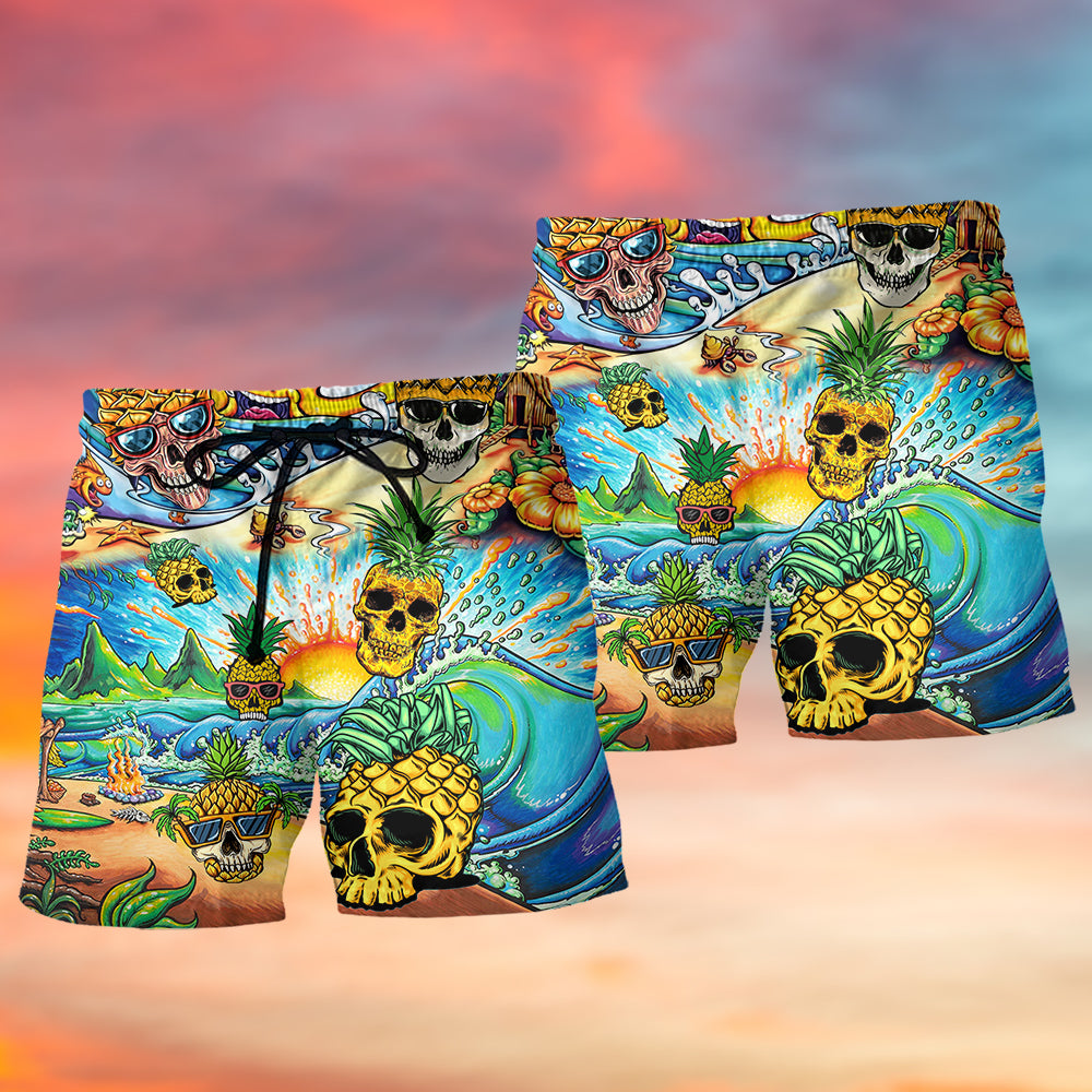 Pineapple Love Summer - Beach Short Reefox - Owls Matrix LTD