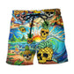 Beach Short / Adults / S Pineapple Love Summer - Beach Short Reefox - Owls Matrix LTD