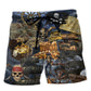 Beach Short / Adults / S Pirate It's The Life I Choose - Beach Short Reefox - Owls Matrix LTD