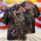 Pirate Skeleton USA Flag Independence Day - Hawaiian Shirt - Reefox