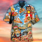 Cat Pizza Cat Funny Style - Hawaiian Shirt - Reefox