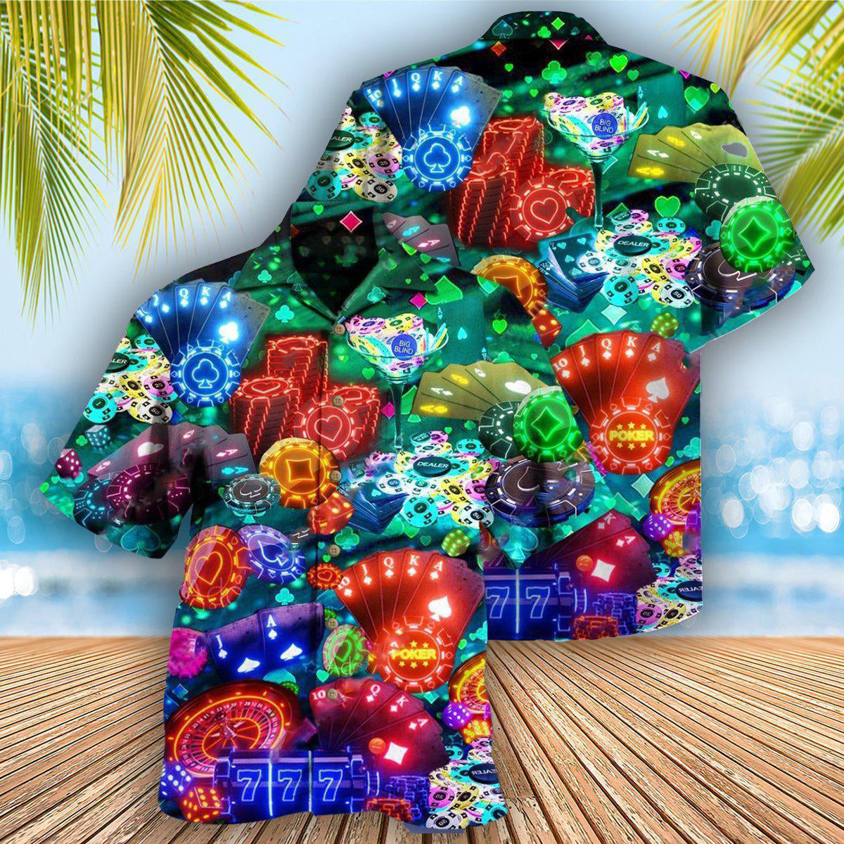 Gambling Poker Is War Not A Game - Hawaiian Shirt - Reefox