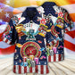 Poker US Flag Independence Day - Hawaiian Shirt - Reefox