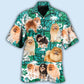 Pomeranian Green Tropical Dog Lover - Hawaiian Shirt - Reefox