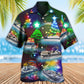 Pontoon Christmas Tree - Hawaiian Shirt - Reefox