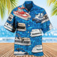 Pontoon Blue Water - Hawaiian Shirt - Reefox