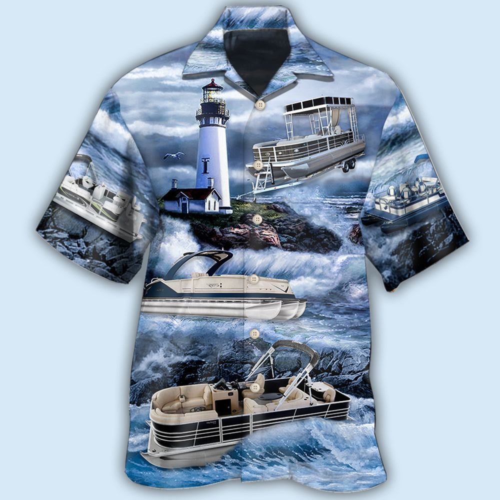 Pontoon Lighthouse - Hawaiian Shirt - Reefox