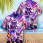 Pug Dog Feeling Music With Pugs - Hawaiian Shirt - Reefox