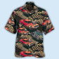 Car Racing Motorshow Fire - Hawaiian Shirt - Reefox