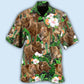 Rhodesian Ridgeback Dog Tropical Floral Lovely Style - Hawaiian Shirt - Reefox
