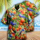 Robin Bird Something Peach Blue - Hawaiian Shirt - Reefox