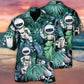 Robot Tropical Leaf So Excited - Hawaiian Shirt - Reefox