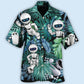 Robot Tropical Leaf So Excited - Hawaiian Shirt - Reefox