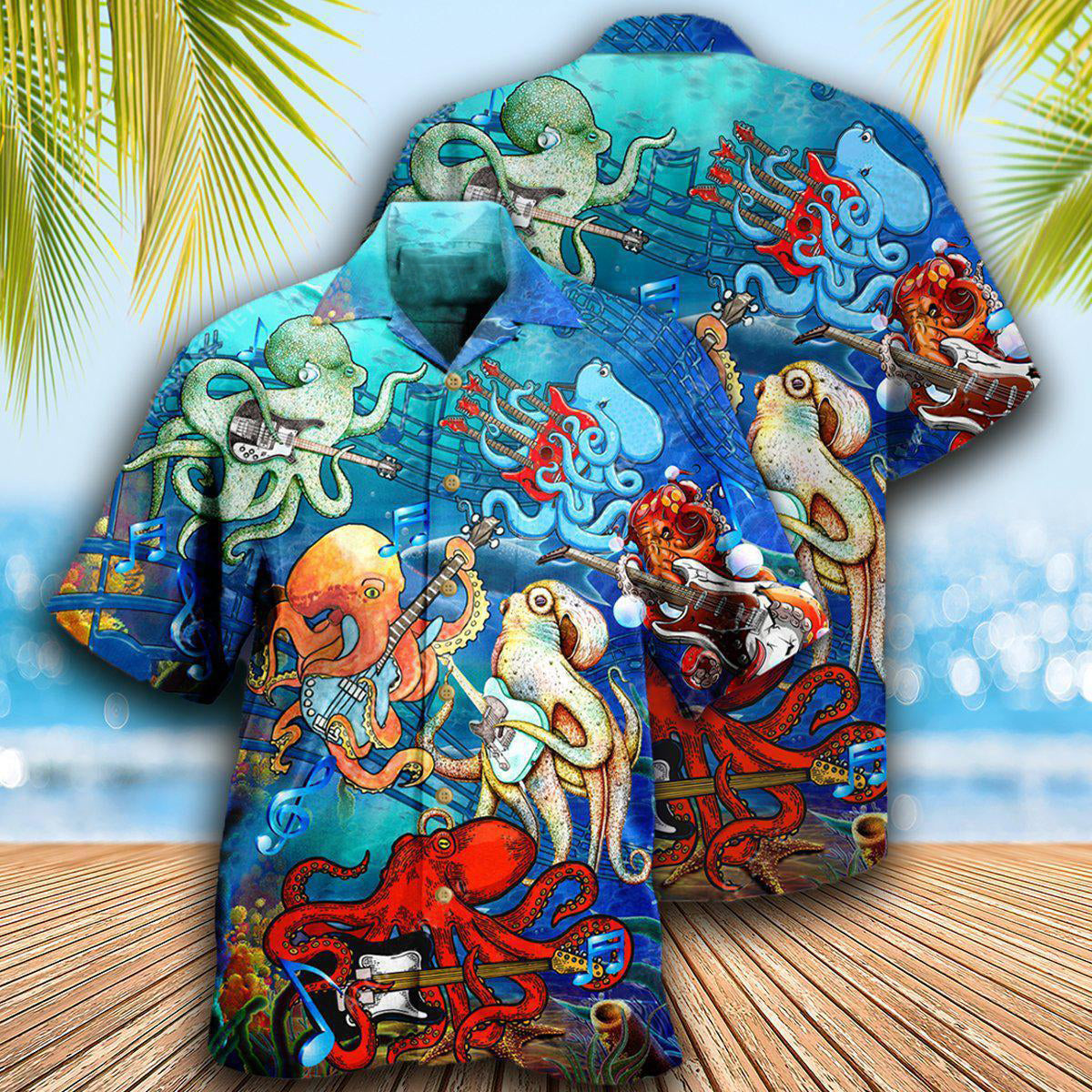 Octopus Rocktopus Happy - Hawaiian Shirt - Reefox