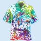 Rugby Colorful Painting - Hawaiian Shirt - Reefox