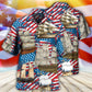 Sailing America Independence Day - Hawaiian Shirt - Reefox