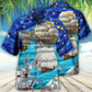 Sailing Love Ocean And Sky Christmas Style - Hawaiian Shirt - Reefox