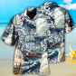 Hawaiian Shirt / Adults / S Sailing Dove Love Big Wave - Hawaiian Shirt - Reefox