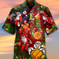 Basketball Santa Love Basketball - Hawaiian Shirt - Reefox