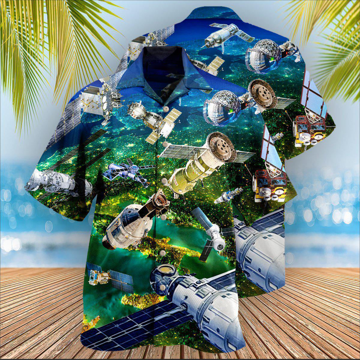 Satellite I Need More Space - Hawaiian Shirt - Reefox