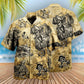 Pirate Skull Save A Ship Ride A Pirate - Hawaiian Shirt - Reefox