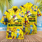 Electrician Save A Wire Stip An Electrician - Hawaiian Shirt - Reefox