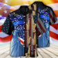 Saxophone Music USA Flag Independence Day - Hawaiian Shirt - Reefox