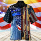 Saxophone Music USA Flag Independence Day - Hawaiian Shirt - Reefox