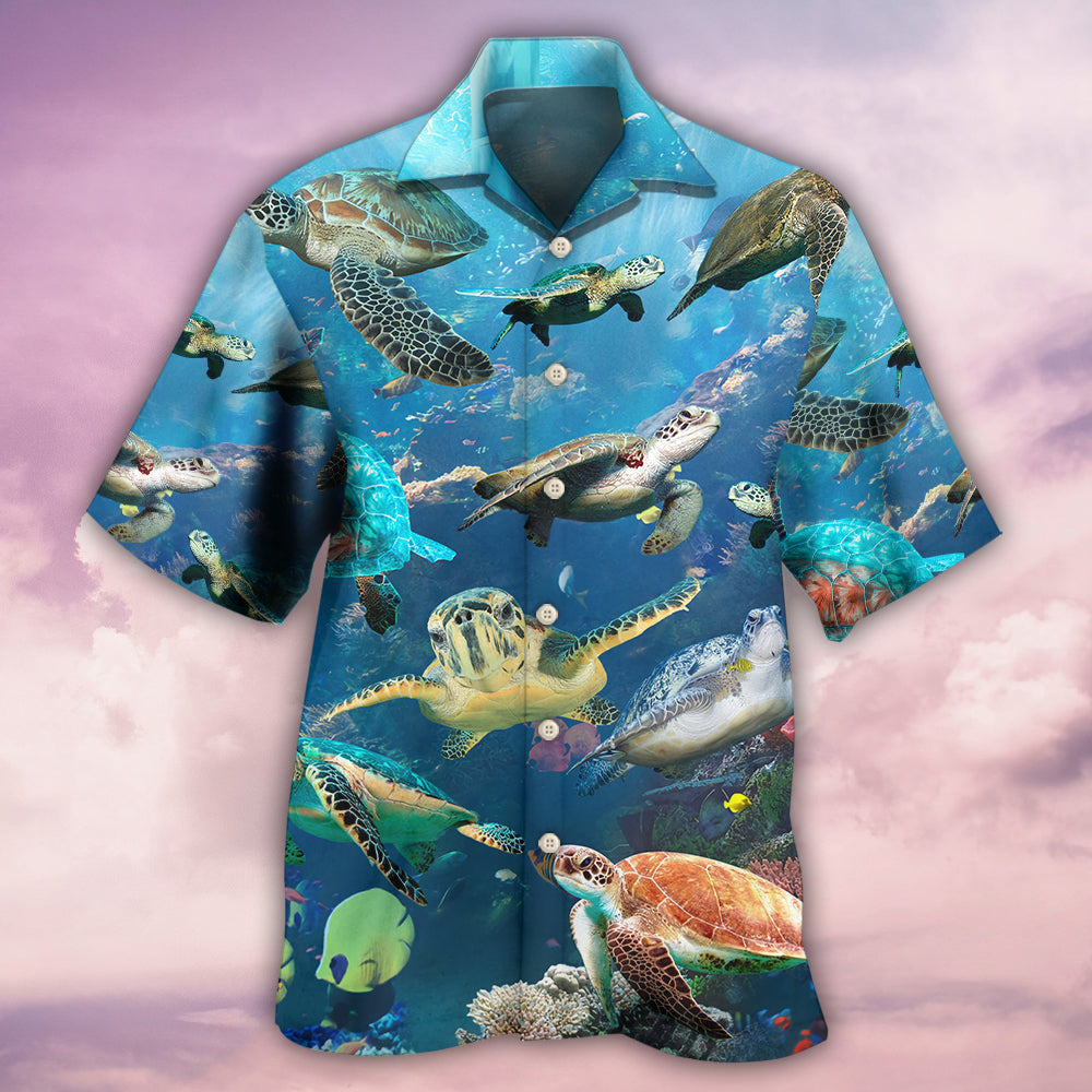 Turtle Sea Deep In The Sea - Hawaiian Shirt - Reefox