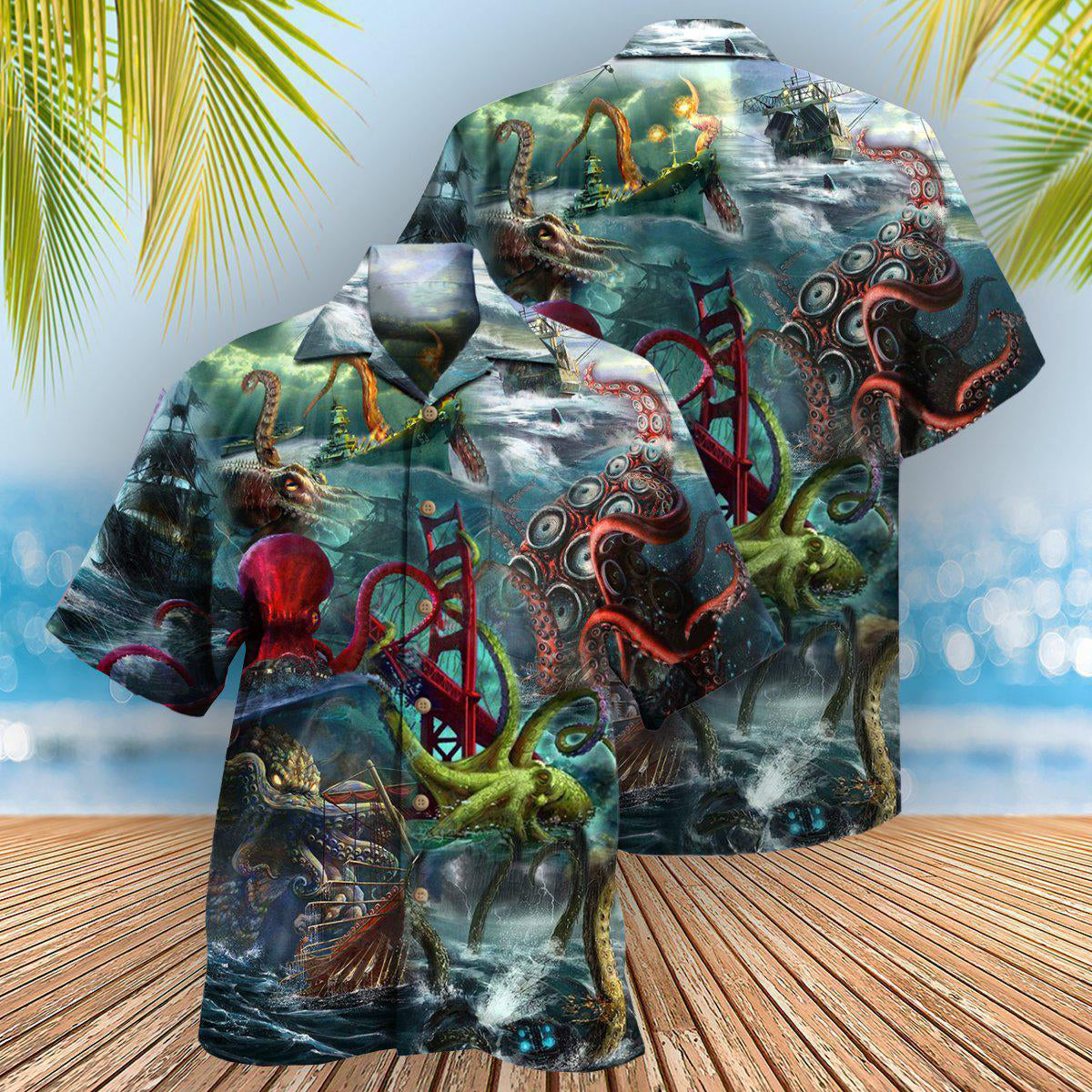 Octopus Seas The Day Just Like The Octopus - Hawaiian Shirt - Reefox