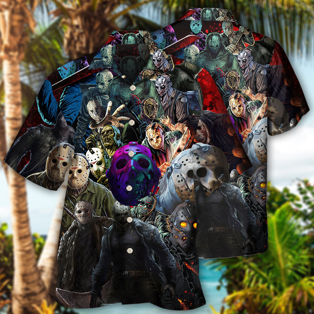 Zombie Seiral Killers Jason Zombie - Hawaiian Shirt - Reefox