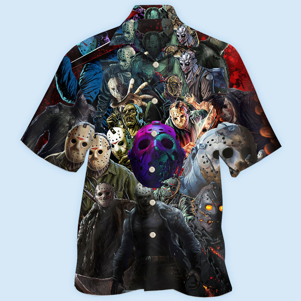 Zombie Seiral Killers Jason Zombie - Hawaiian Shirt - Reefox