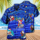 Shark Funny With Santa Amazing Xmas Night Star - Hawaiian Shirt - Reefox