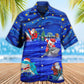 Shark Funny With Santa Amazing Xmas Night Star - Hawaiian Shirt - Reefox