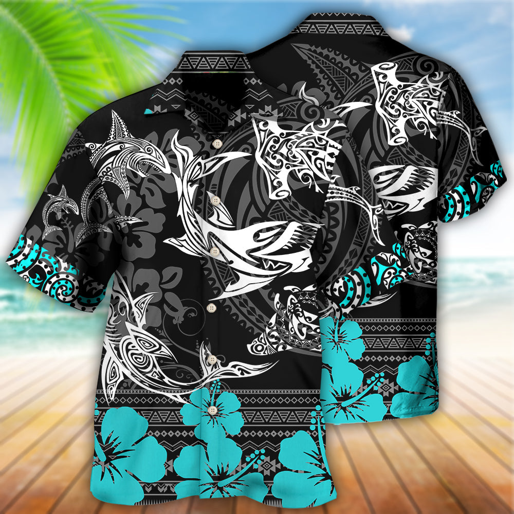 Shark Love Amazing Life - Hawaiian Shirt - Reefox