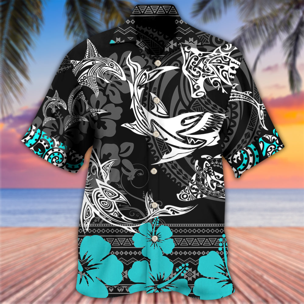 Shark Love Amazing Life - Hawaiian Shirt - Reefox