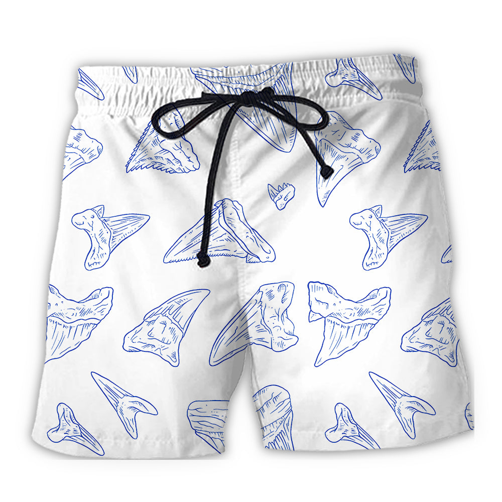 Beach Short / Adults / S Shark Teeth Collector Basic - Beach Short Reefox - Owls Matrix LTD