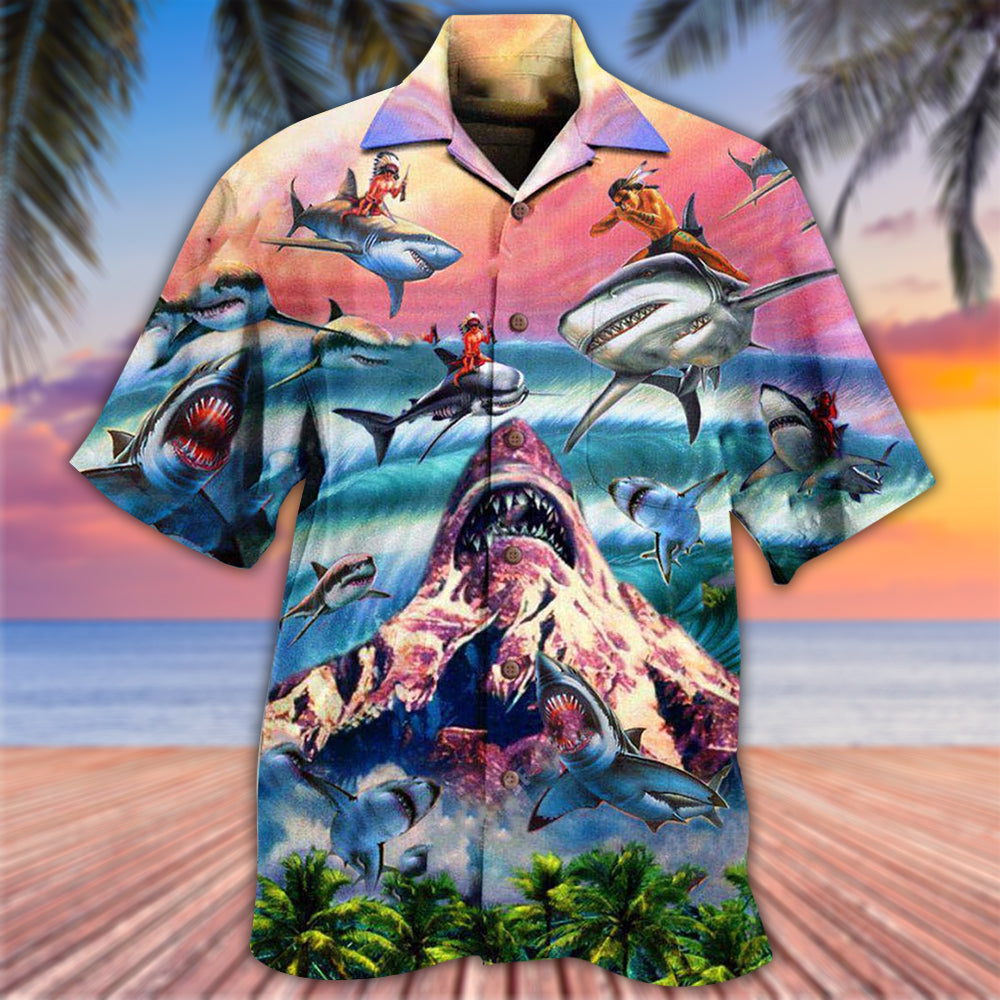 Shark You Still Find Shark - Hawaiian Shirt - Reefox