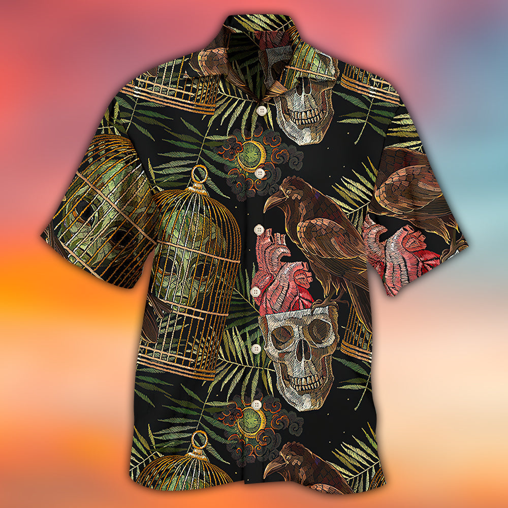 Skull Alien So Cool - Hawaiian Shirt - Reefox
