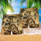 Skull Amazing Ace Gambling - Beach Short Reefox - Owls Matrix LTD