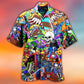 Skull Amazing Skateboarding - Hawaiian Shirt - Reefox