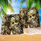 Skull Amazing Steampunk Vintage - Beach Short Reefox - Owls Matrix LTD