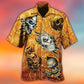 Skull And Fire My Style - Hawaiian Shirt - Reefox